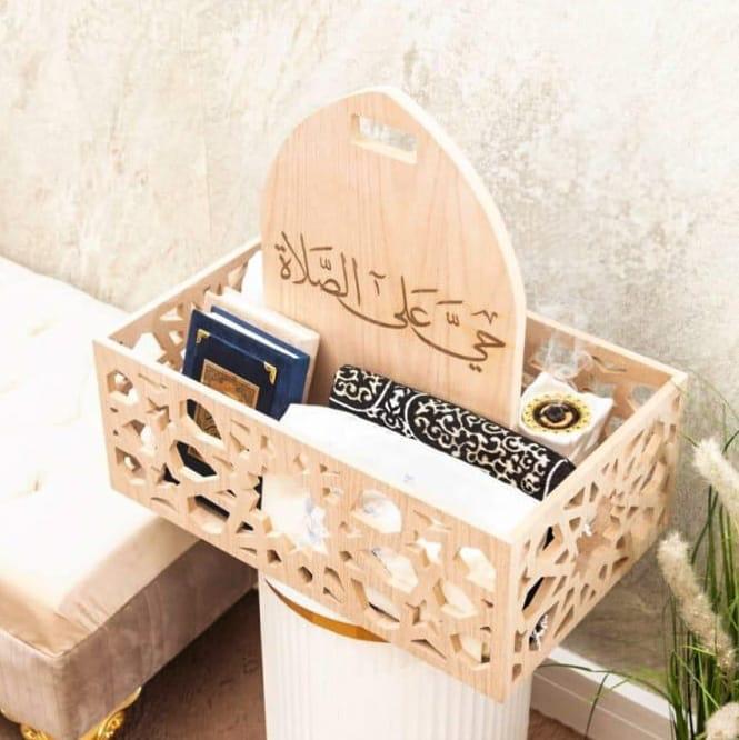 صندوق صلاة أنيق لحفظ وترتيب مستلزمات العبادة