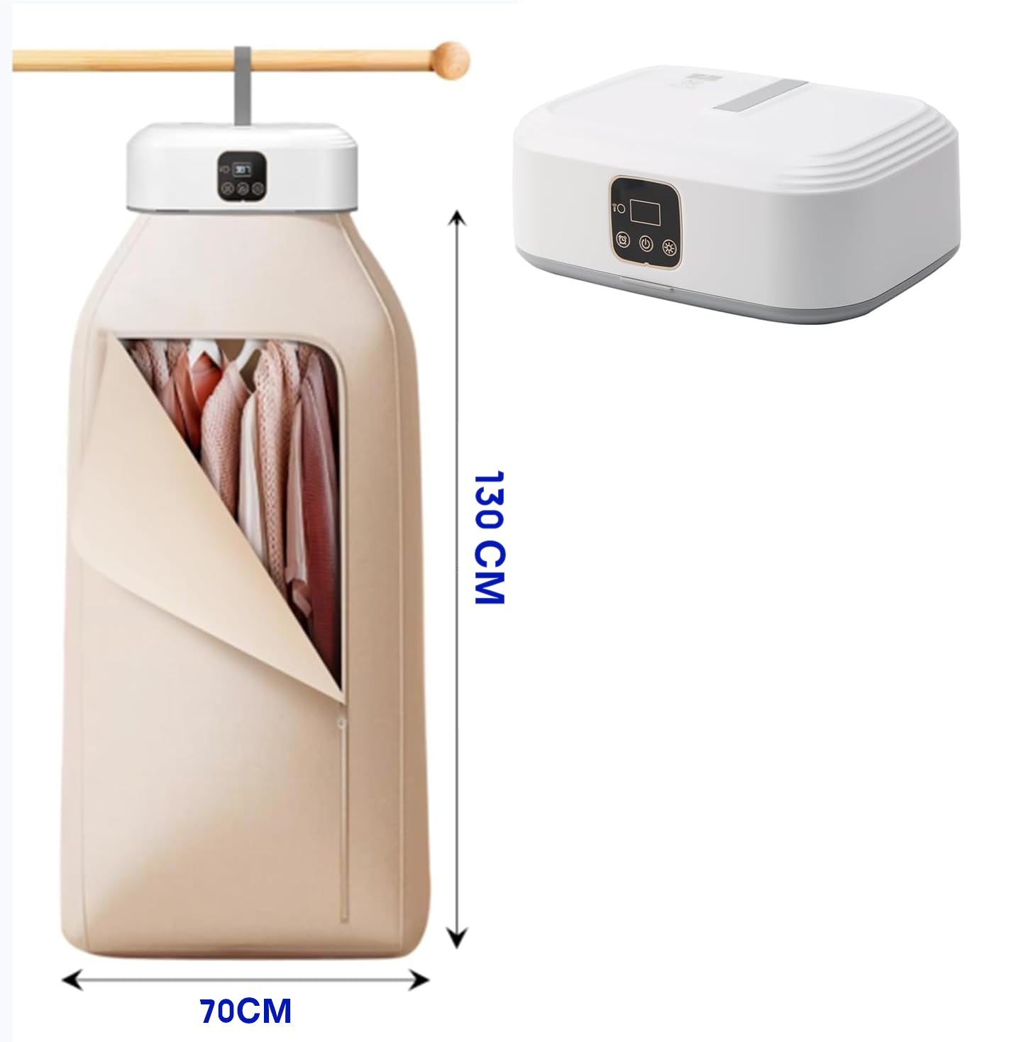 مجفف الملابس المحمول والقابل للطي